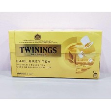 TWININGS EARL GREY TEA 2GX25'S