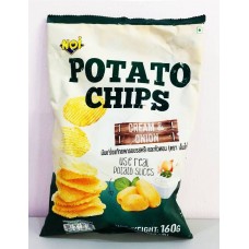 TG NO1 POTATO CHIPS CREAM&ONION 160G