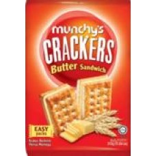 MUNCHY'S CRACKER SANDWICH BUTTER FLV CREAM 313G