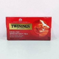 TWININGS ENGLISH BREAKFAST TEA 2GX25'S