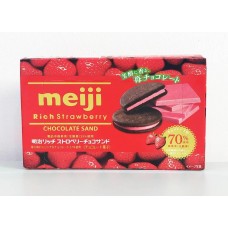 MEIJI RICH STRAWBERRY BISCUIT 127G