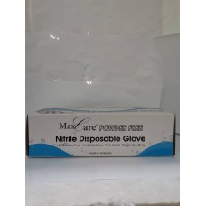 MAX CARE NITRILE DISPOSAL GLOVE(BLUE) L SIZE