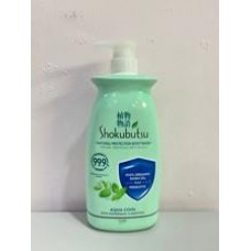 SHOKUBUTSU AQUA COOL NATURAL PROTECTION BODWASH 900ML