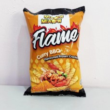 MIAOW FLAME-CURRY BBQ PRAWN CRACKER 50G