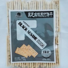 BLACK SESAME SODA CRACKER 360G