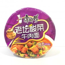 KSF LAOTAN SUAN CAI 122G 老坛酸菜牛肉面