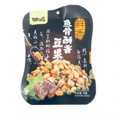 GANYUAN CRISPY FRUIT BEAN 75G 鱼骨酥香豆果