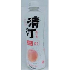 QING TING PEACH SODA DRINK 450ML