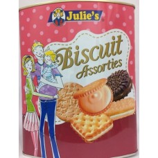 JULIE'S BISKUT ASSORTIES 530G 罐装饼干