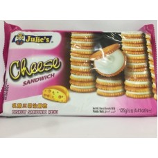 JULIE'S CHEESE SANDWICH 125G 乳酪三明治饼干