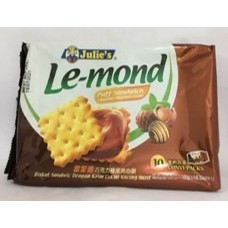 JULIE'S LE-MOND HAZELNUT CHOC 180G 雷蒙德巧克力榛果夹心饼