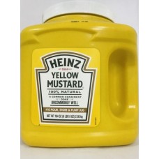 HEINZ YELLOW MUSTARD 104OZ 黄芥末酱