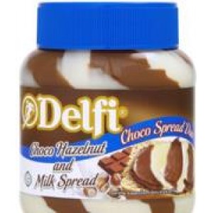 DELFI CHOCO SPREAD CHOC  HAZELNUT&MILK 350G 牛奶巧克力酱