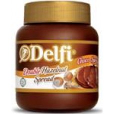 DELFI CHOCO SPREAD DOUB HAZELNUT 350G 双倍巧克力酱