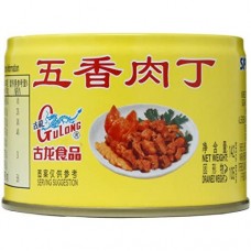 GULONG SPICE PORK CUBES 142G 古龙五香肉丁