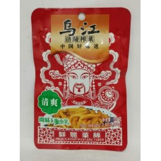 WUJIANG FRESH FLAVOUR MUSTARD TUBER 80G 乌江 榨菜(清爽）