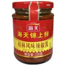 HADAY GUILIN STYLE CHILI SAUCE 230G 海天桂林风味辣椒酱