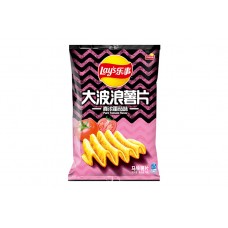 LAY'S PURE TOMATO FLAVOR 70G 乐事 大波浪薯片真浓番茄味