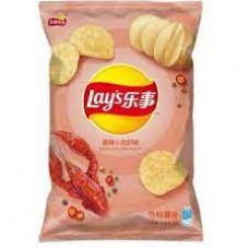 LAY'S SPICY CRAYFISH FLAVOUR 70G 乐事蒜香小龙虾味