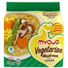 MYOJO VEGETARIAN  MUSHROOM  80G 5PCS 香菇素食面