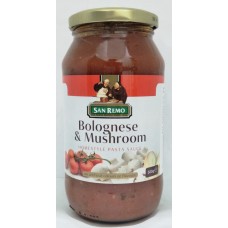 SAN REMO BOLOGNESE & MUSHROOM PASTA SAUCE 500G