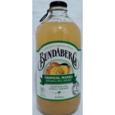 BUNDABERG TROPICAL MANGO SPARKLING DRINK 375ML