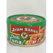 AYAM BRAND CHILI TUNA 185G 公鸡牌辣金枪鱼