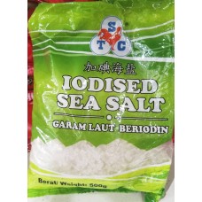 STC IODISED GARAM KASAR 500G 雪白海盐