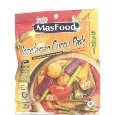 MF VEGETARIAN CURRY 200G定好MasFood素食咖喱即煮料