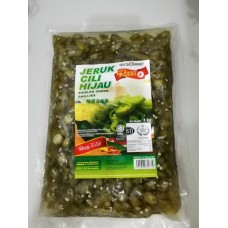 YES GOURMET JERUK CILI HIJAU 1KG 腌青辣椒