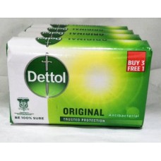 SABUN DETTOL ORI 100G 3+1PCS 肥皂