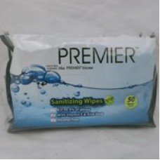 PREMIER SANITIZING WIPES 50S X2PEK 湿纸巾