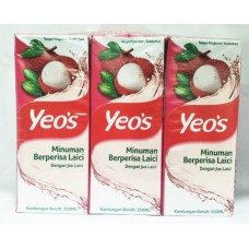 YEO'S LYCHEE 250ML X 6 荔枝茶