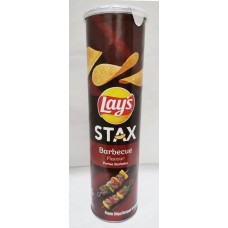 LAY'S STAX BBQ FLAVOUR POTATO CHIPS 135G