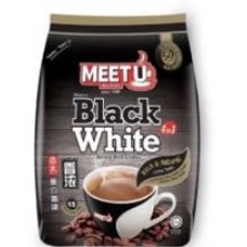 SIN SING MEET-U BLACK WHITE COFFEE 4 IN 1 (15X40G) 香浓黑白咖啡