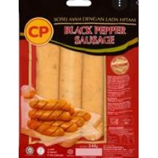 CP BLACK PEPPER SAUSAGE 240G