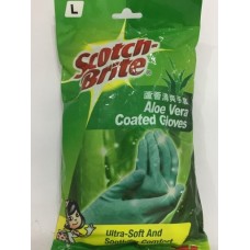 SCOTCH BRITE ALOE VERA GLOVE L 芦荟清爽手套